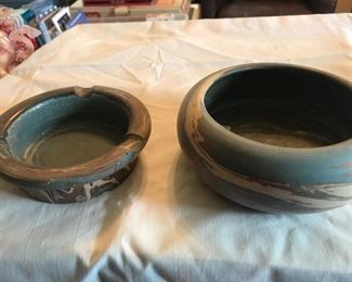 2 pieces of Niloak swirl