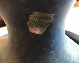 Niloak Blue planter With original gold sticker