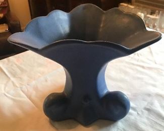 Niloak Peacock Blue planter/vase