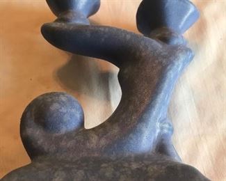 Side view candle holder