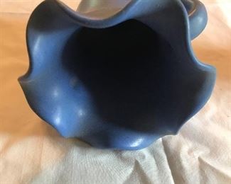 Niloak Blue Vase - front view