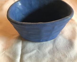 Niloak Blue planter/vase - small-oblong