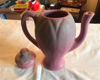 Teapot with lid off