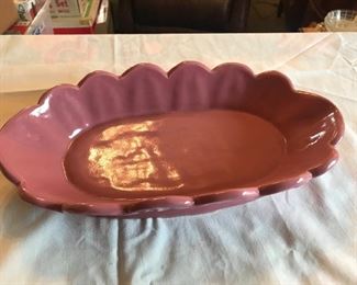 Niloak dark pink/magenta platter