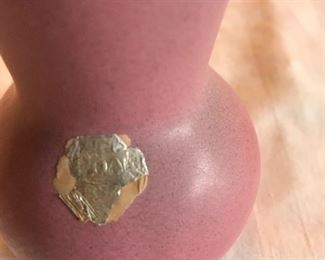 Niloak vase - small - original sticker