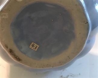 Bottom of Niloak bowl 