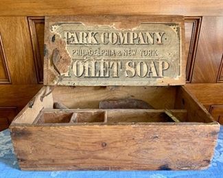 Item 544:  Vintage Park Company soap box:  $24.00