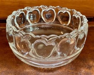 Item 38:  Tiffany & Co. Apple Bowl - 5" x 3":  $65