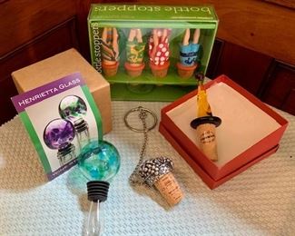 Item 320:  Assorted wine stoppers: $32 