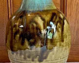 Item 68:  Pottery vase - 10.5":  $40