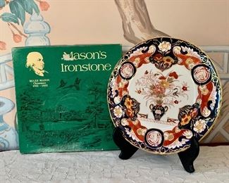 Item 85:  Mason's Ironstone decorative plate - 10.5":  $55.00