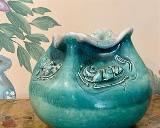 Item 115:  Jenifer Lyons pottery - 6.5": $85