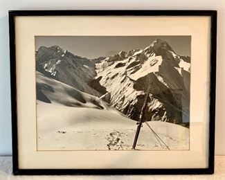 Item 170:  Le Bourg-d'Oisans, vintage, framed photo - 20.5" x 16.25":  $65.00