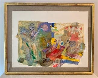 Item 167:  Abstract by Ihona Anderson '92 - 28" x 22.5": 
$225.00  