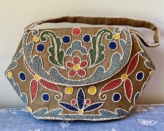 Item 242:  Michel Swiss vintage beaded bag:  $85