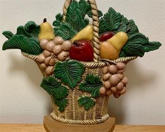 Item 224:  Fruit basket door stop - 8.5":  $24