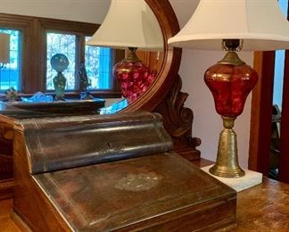 Item 485:  Writing desk - this item is in poor to fair condition - AS IS: $40