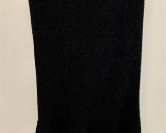 Item 458:  Black cashmere skirt:  $35