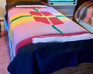 Item 219:  An important Chihuly for Pendleton wool-blanket: $350