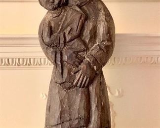 Item 204:  Indiginous wood carving - 18":  $45