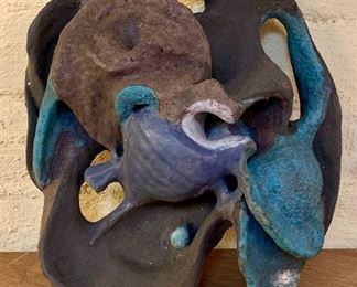 Item 494:  Julie Browne Jackson inner ear sculpture: $40