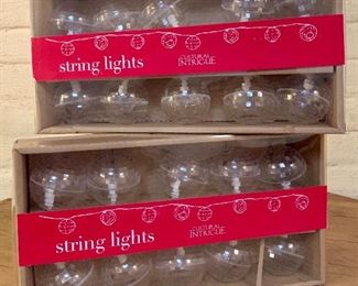 Item 500:  Two boxes of iridescent string lights: $10