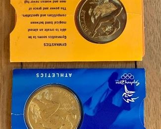 Item 507:  Two coins from the Sydney Olympic Games:  $10
