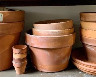 Item 360:  Lot of Terracotta Pots: $18