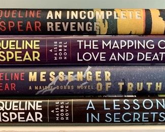Item 482:  Four Jacqueline Winspear books:  text for  pricing