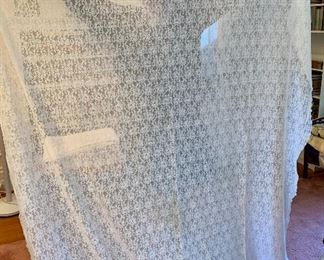Item 442:  Lace  tablecloth:  $25