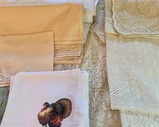 Item 443:  Lot of assorted linens:  These can be priced at the sale! Be sure that you make an appointment!