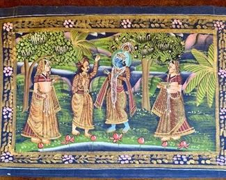 Item 279:  Colored weaving - 12.75" x 8.5":  $20