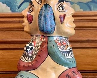 Item 576:  Double sided figural vase - 9": $18