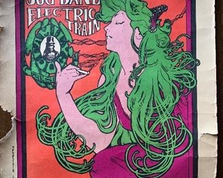 Item 294:  Big Brother & The Holding Company vintage concert poster from the Avalon Ballroom (2nd printing) - 14" x 20": - please note condition issue - $100