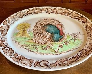 Item 290:  Royal Staffordshire Turkey Platter - Clarise Cliff - 18.5": $135