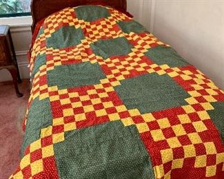 Item 300:  Unfinished twin quilt top:  $12