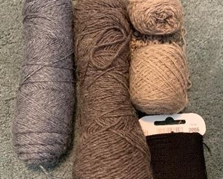 Item 571:  Yarn - grey, brown and a bit of black: $7