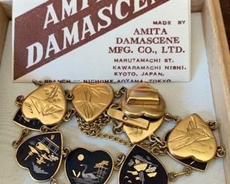 Details of Damascene bracelet.