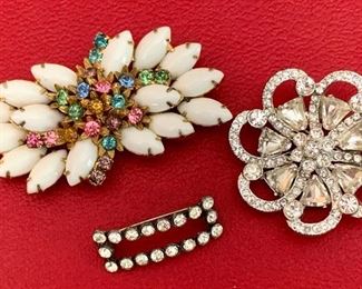 Item 539:  Three vintage pins:  $45.00
