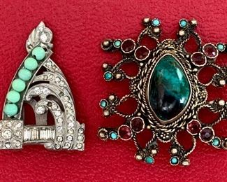 Item 584:  Two Vintage pins.  $25.00