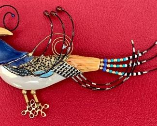 Item 587:  Handcrafted Cynthia Chang Pin: $40