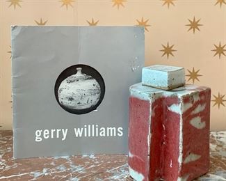 Item 312:  Gerry Williams, master potter - outstanding example of his work from the 1970s - 6.5":  $350