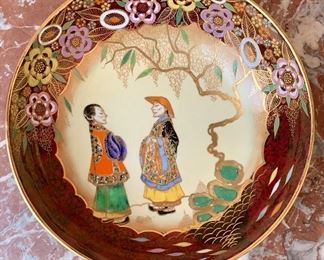 detail of footed dish