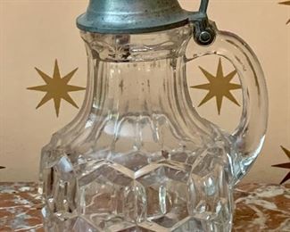 Item 578:  Vintage syrup pitcher - 7":  $18.00