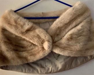 Item 461:  Fur stole by S. Shuman: $65