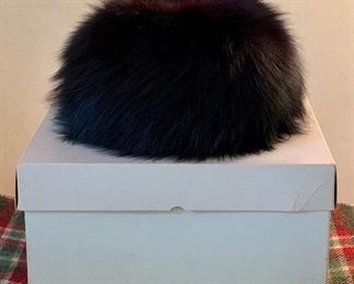 Item 464:  Vintage Amrose fur hat:  $65