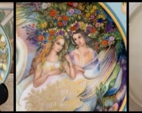 Item 106:  Villerory & Boch plate - 8.5": $24.00