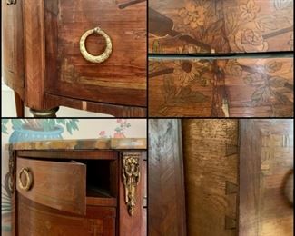 Upper right photo - please note issues with veneer