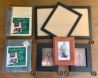 Item 526:  Lot of Frames and Photo Albums: $25