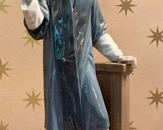 Item 599:  Lladro "The Lawyer" - 15.75":  $195